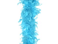 Turquoise feather boa Lina 180cm