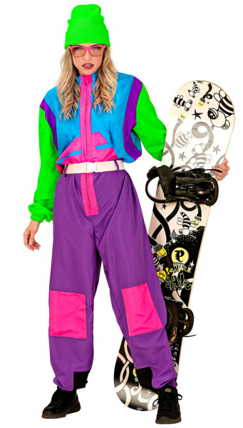 Neon Snowboarder Kostüm für Erwachsene 3