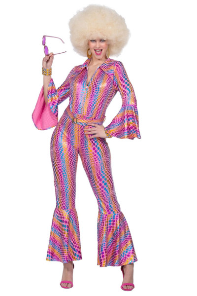 Disfraz de mujer disco glamurosa de los 70