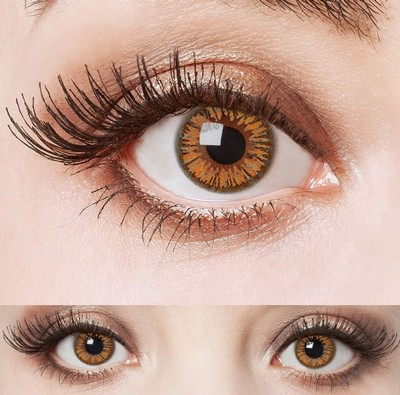 Olivia Orange Kontaktlinse 2