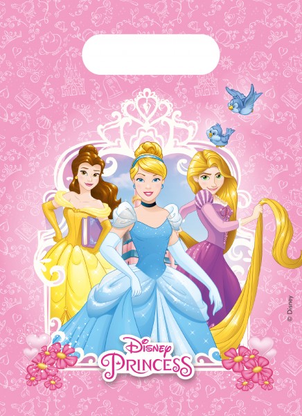 Princess Heart Strong 6 bolsas de fiesta