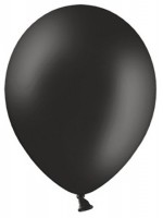 Vorschau: 100 Celebration Ballons schwarz 25cm