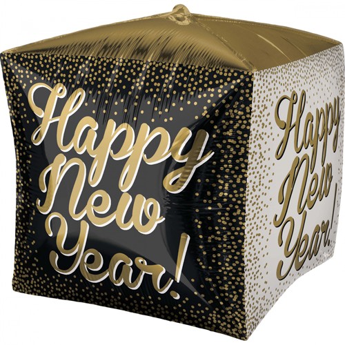 Ballon cube Happy New Year 38cm