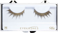 Preview: Lace glitter gold eyelashes