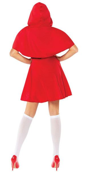 Elegancka sukienka w czerwony kapturek
