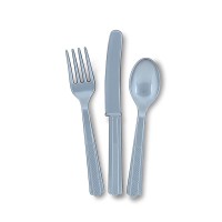 Preview: Cutlery set Vera silver 18 pieces