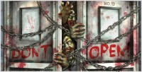 Preview: Zombie Town Banner 1.6mx 85cm