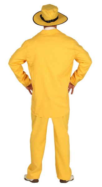 Disfraz de villano amarillo para hombre