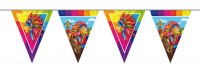 Colorful Indian pennant chain 10m