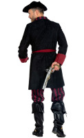 Anteprima: Costume da pirata bordeaux per uomo