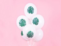 Vorschau: 6 Aloha Sommer Latexballons 30cm