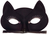 Vorschau: Geheimnisvolle Katzen Augenmaske Für Damen