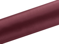 Preview: Satin fabric Eloise burgundy red 9m x 16cm