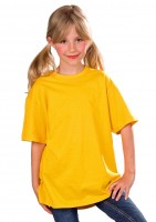 Yellow cotton t-shirt for children