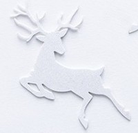 Preview: 20 Reindeer Confetti Rudolf Weiß