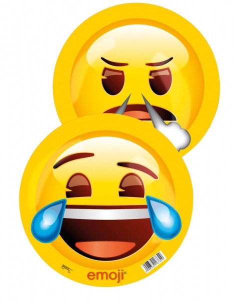 Boule Emoji Fun & Colère 23cm
