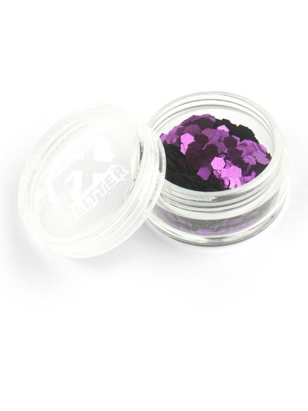 FX Special Glitter Hexagon violeta 2g