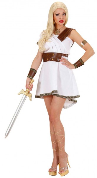 Costume de déesses de la guerre grecque