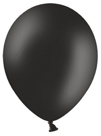 100 ballons de fête noirs 23cm