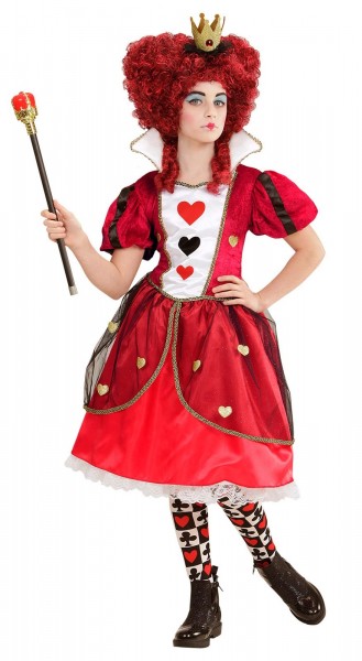 Wonderland Queen of Hearts kinderkostuum 3