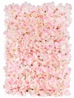 Blumenwand Rosa Hortensien 60 x 40cm
