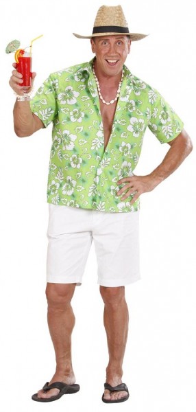 Hawaiiansk blommig skjorta Helge
