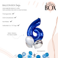 Vorschau: Ballongruß in der Box 5er Set Blau 6