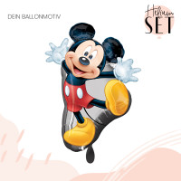 Vorschau: Mickey Ballonbouquet-Set mit Heliumbehälter