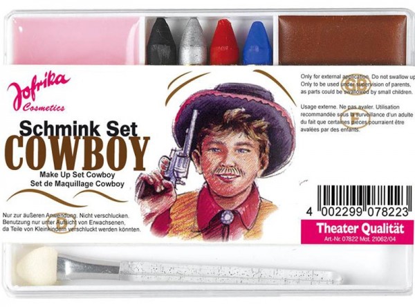 Cowboy makeup sæt