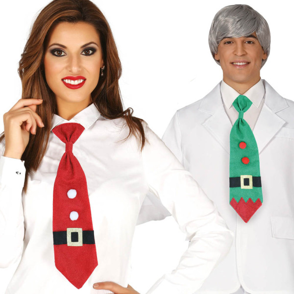 Zabawny krawat świąteczny