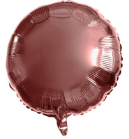 Runder Folienballon bronze 45cm