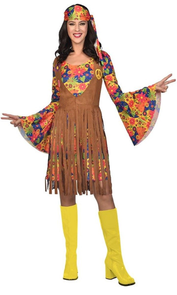 70er Jahre Hippie Kostüm Gabby 4