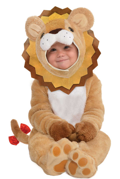 Kostium pluszowy lew dla niemowląt
