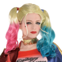 Harley Quinn licens paryk