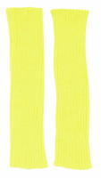 Preview: Leg warmers for women neon yellow long