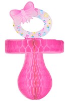 Preview: Pink decorative pacifier 26cm