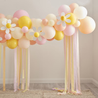 Vorschau: Ballongirlande Gänseblümchen mit 70 Ballons