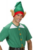 Widok: Świąteczna czapka elfa pomocnika z uszami