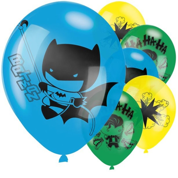 8 balonów z komiksami Batmana i Jokera