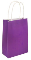 Paper gift bag Purple