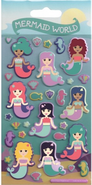 Pretty mermaids stickers