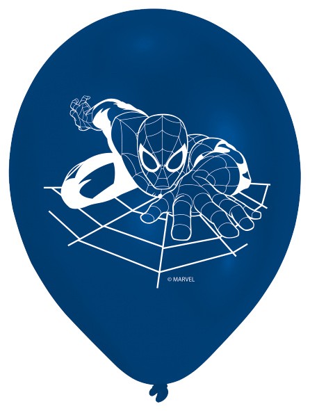 10 Verbazingwekkende Spiderman-ballon 25 cm 4