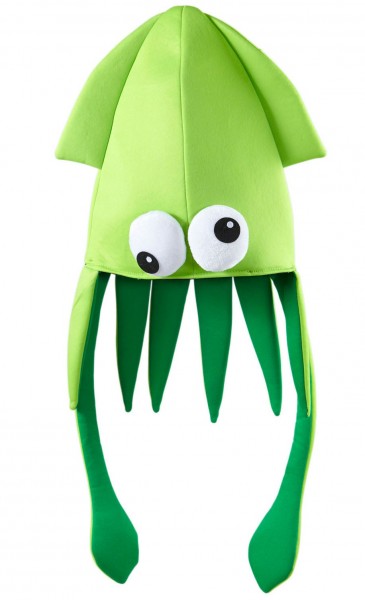 Green squid hat 2
