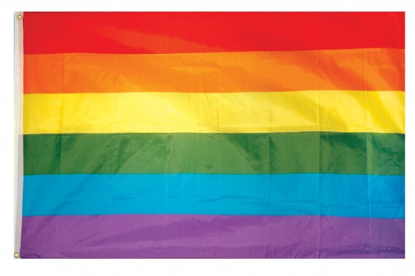 Regnbågsflagga 1,52m x 91cm