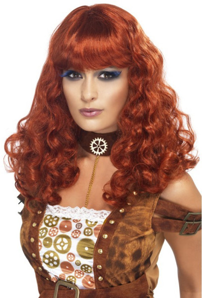 Chestnut Red Curly Wig Ophelia