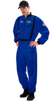 Męski niebieski kostium astronauty