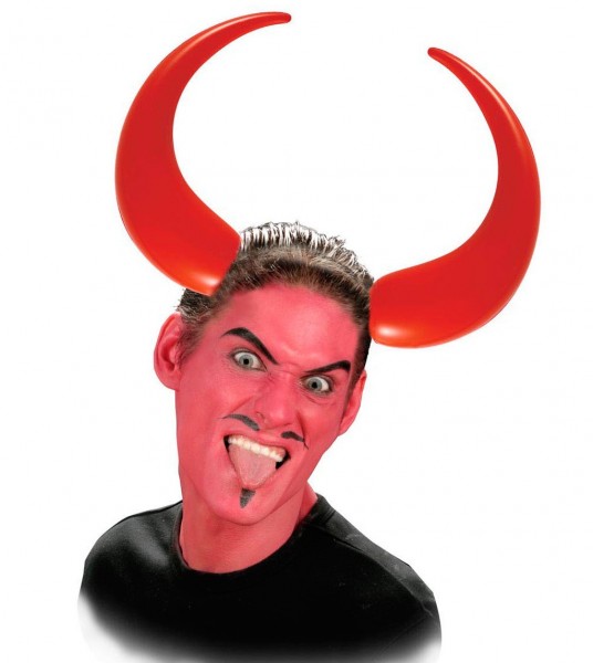 Inflatable giant devil horns