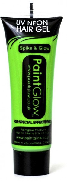 Gel pour les cheveux Green UV Paint Glow Neon