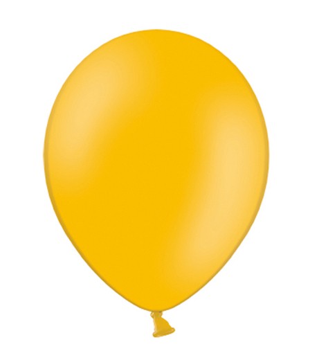 50 ballons étoiles de fête jaune soleil 27cm