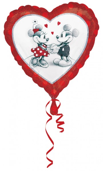Herzballon Mickey & Minnie in Love 43cm